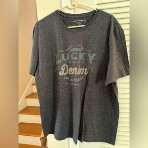 Lucky Brand Men’s Grey T-shirt - size XL